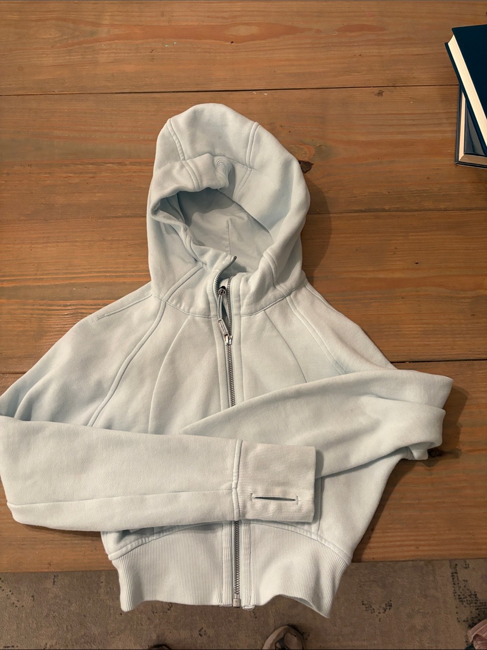 Lululemon crop hoodie full zip size XS